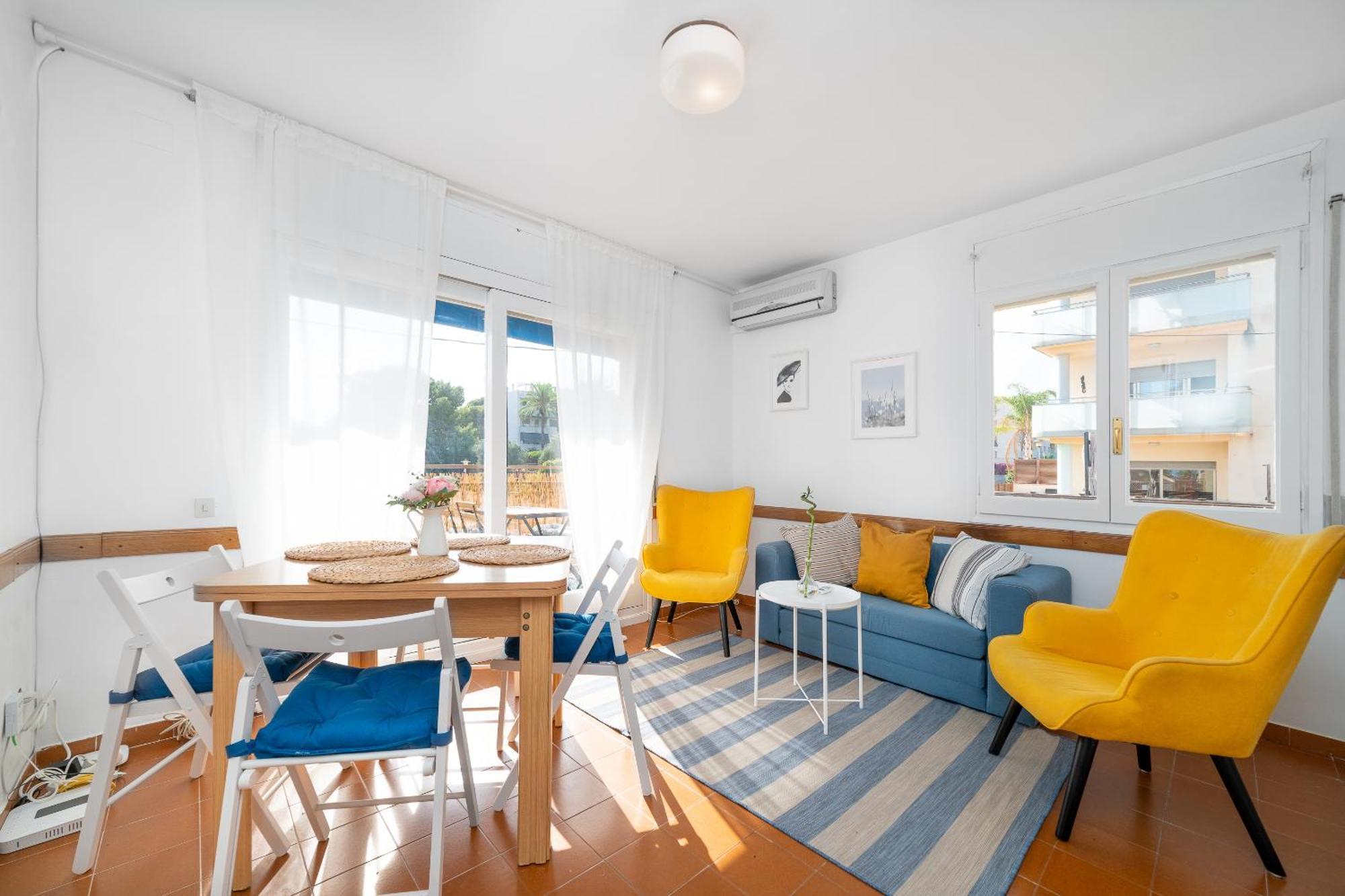 Beach Flat With Terrace Sant Salvador Exterior foto