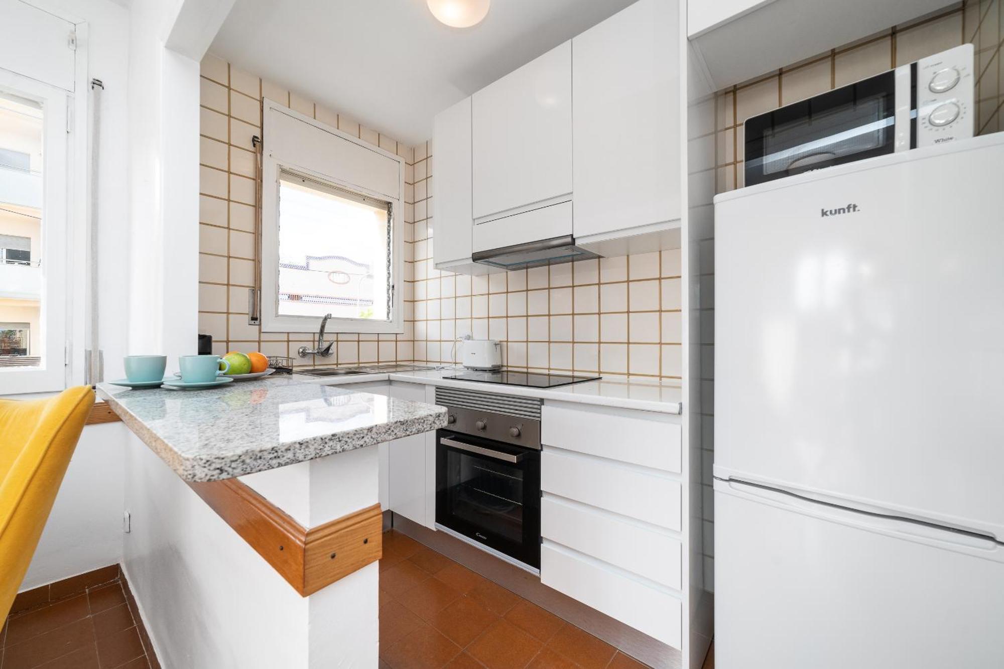Beach Flat With Terrace Sant Salvador Exterior foto